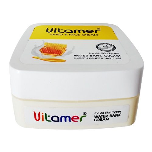 کرم آبرسان دست و صورت ویتامر Vitamer حاوی شیر و عسل حجم 150 میل