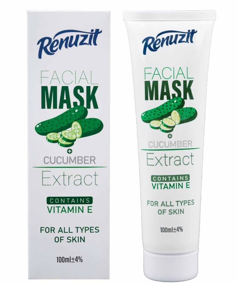 ماسک صورت رینوزیت عصاره خیار PEEL-OFF 100ml