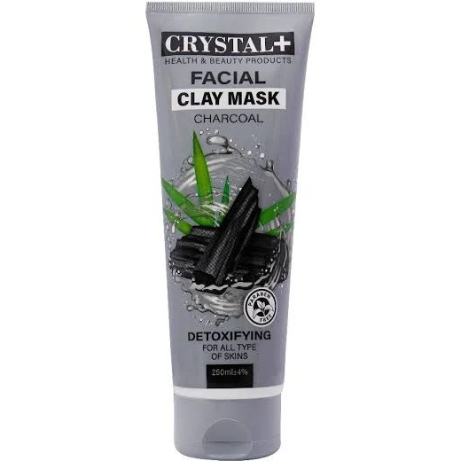 ماسک خاک رس کریستال مناسب انواع پوست کربن فعال CLAY MASK 250ml