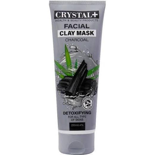 ماسک خاک رس کریستال مناسب انواع پوست کربن فعال CLAY MASK 250ml