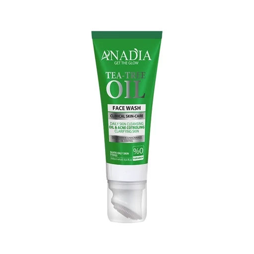 ژل شستشوی صورت انادیا مناسب پوست چرب حاوی عصاره درخت چای 200ml